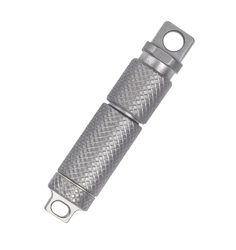 Mini Titanium Alloy Waterproof Case Portable Keychain Pendant EDC Multi Tool 07FC0E-D4 - KOEEK