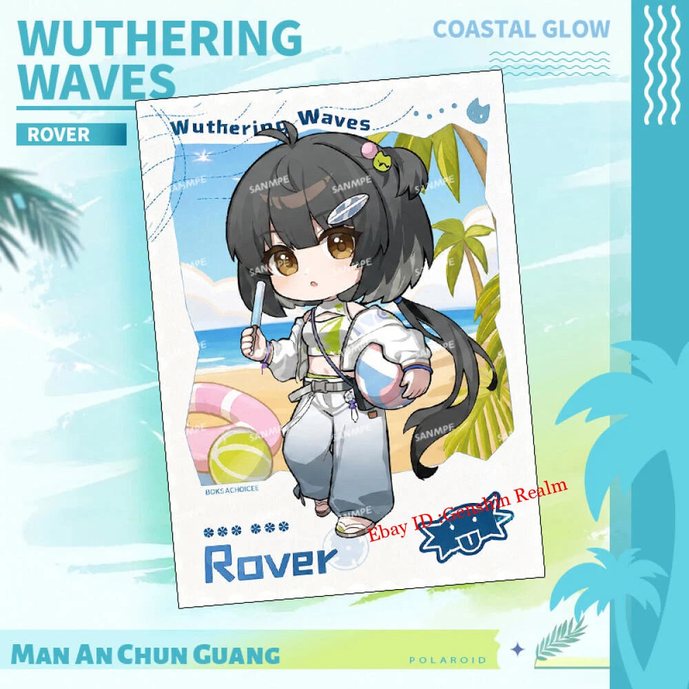 5Pcs/Set Anime Wuthering Waves Limited Edition Card Decor Collection Gift 07FC0E-D4 - KOEEK