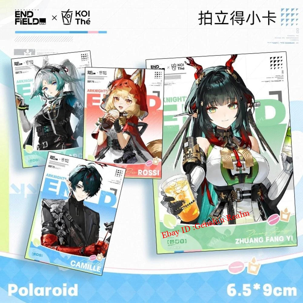 4Pcs/Set Anime Arknights:Endfield Limited Edition Card Decor Collection Gift 07FC0E-D4 - KOEEK