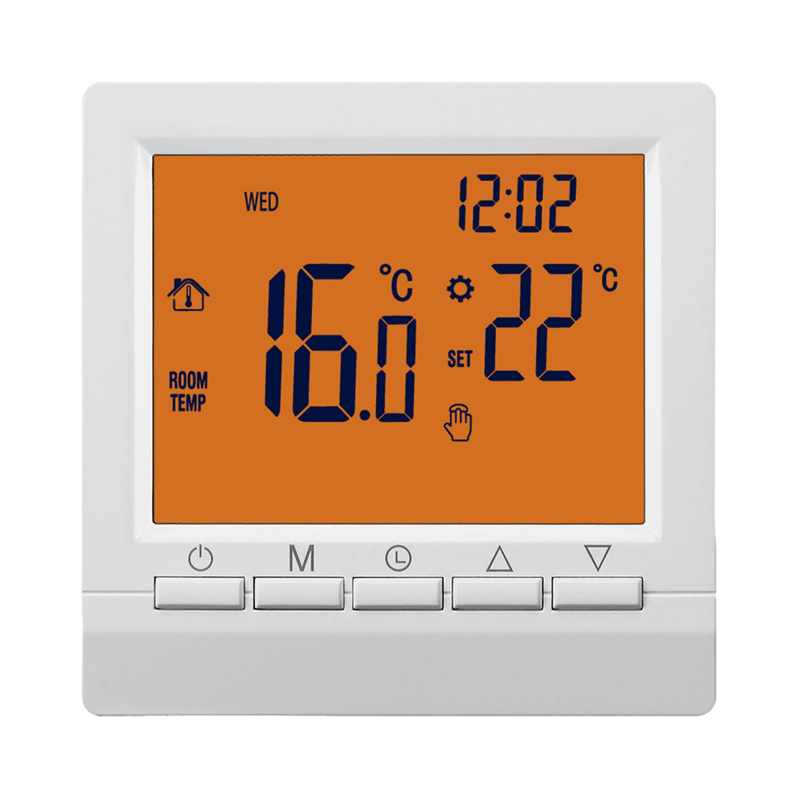 new Thermostat For House Wall-Mounted Smart LCD Screen Battery Powered Thermostat koeek - KOEEK