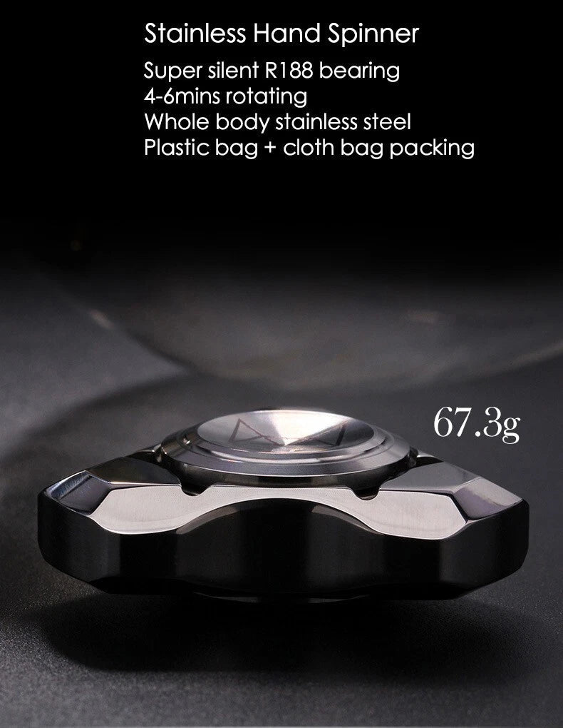 Fidget Hand Spinner Toy Silent Bearing Metal Finger Gyro Relieve Stress EDC Gift 07FC0E-D4 - KOEEK