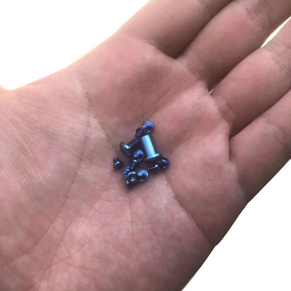 EDC Titanium Blue Screw Set Pivot Nail Dress Kit For Benchmade Bugout 535 07FC0E-D4 - KOEEK