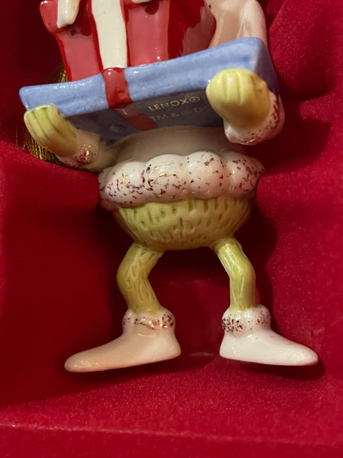 Lenox 2022 GRINCH WITH ALL THE GIFTS Christmas Tree Ornament # 893725 - NIB LENOX - KOEEK