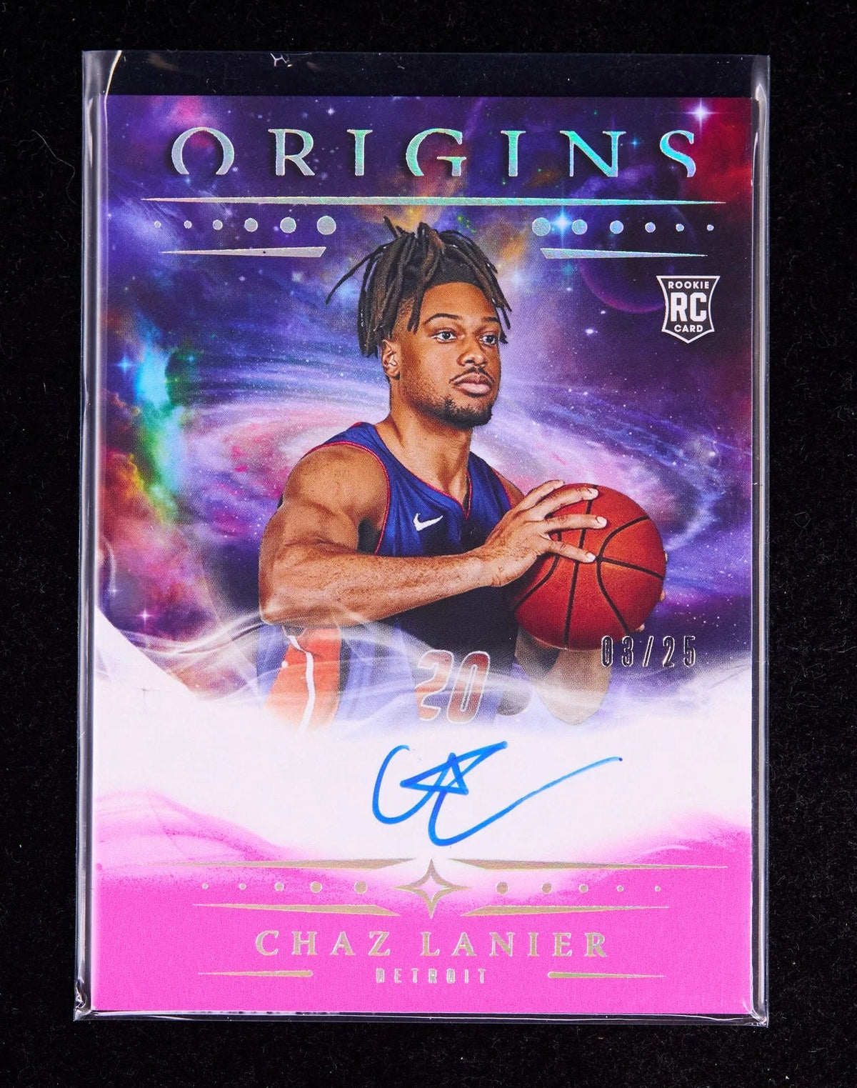 Chaz Lanier 2025-26 Panini Origins Basketball Auto RC Pink 03/25 [wyf250 07FC0E-D4 - KOEEK