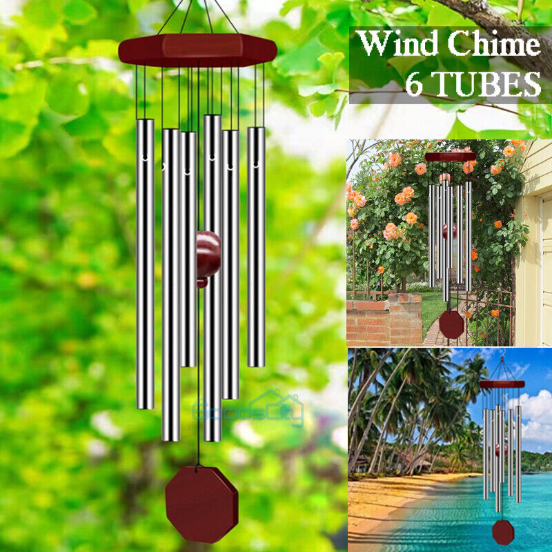 ny 31,5 tommer stor dyb resonans sindsro Metalklokke Wind Chime Udendørs Indendørs Decor