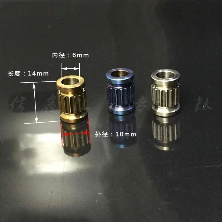 Titanium Alloy Knife Lanyard Bead Paracord Pendant Bracelet Making EDC DIY 07FC0E-D4 - KOEEK