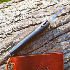 EDC Titanium Pocket Siphon Pen Ball Pen Business Signature Gel Pen Outdool Tool 07FC0E-D4 - KOEEK