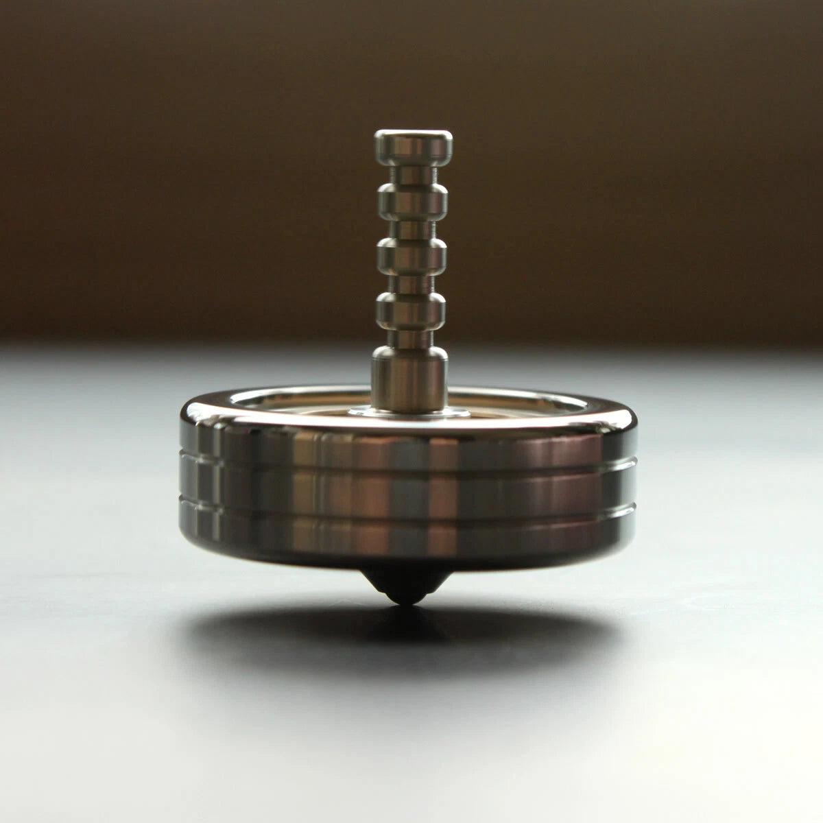 2 in 1 Spinning Top Spinner Creative Brass Ceramic Bead Super Precision EDC Toys 07FC0E-D4 - KOEEK