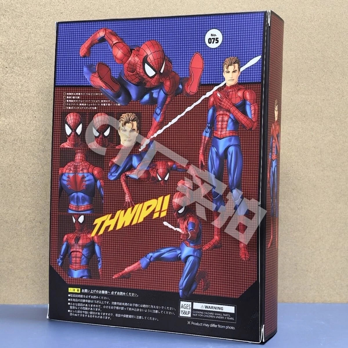 In Stock CT Toys MAFEX No.075 The Amazing Spider-Man Comic Ver. Action Figure 07FC0E-D4 - KOEEK