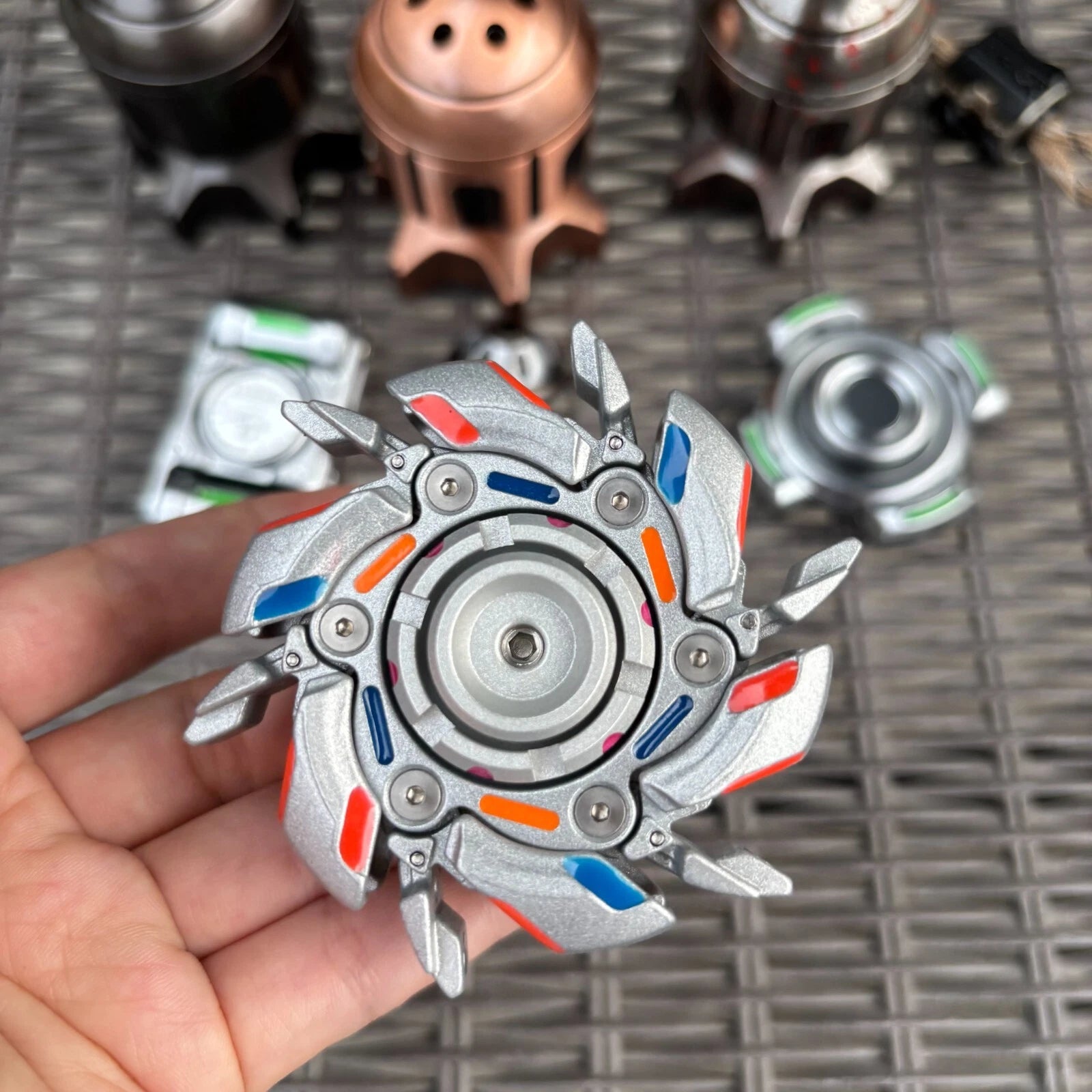 EDC Fidget Grumpy 03 Fidget Spinner Pillbug Metal Beetle Finger Spinner Toy Gift 07FC0E-D4 - KOEEK