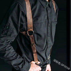 Medieval Men Suspender Chest Harness Shoulder Cos Belt Strap Buckle Adjustable 07FC0E-D4 - KOEEK