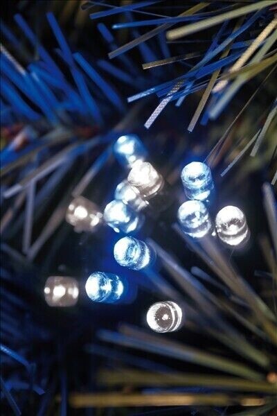 Noma 480 Ice Blue & Cool White LED Christmas Lights 14.37m, Green Cable NOMA - KOEEK