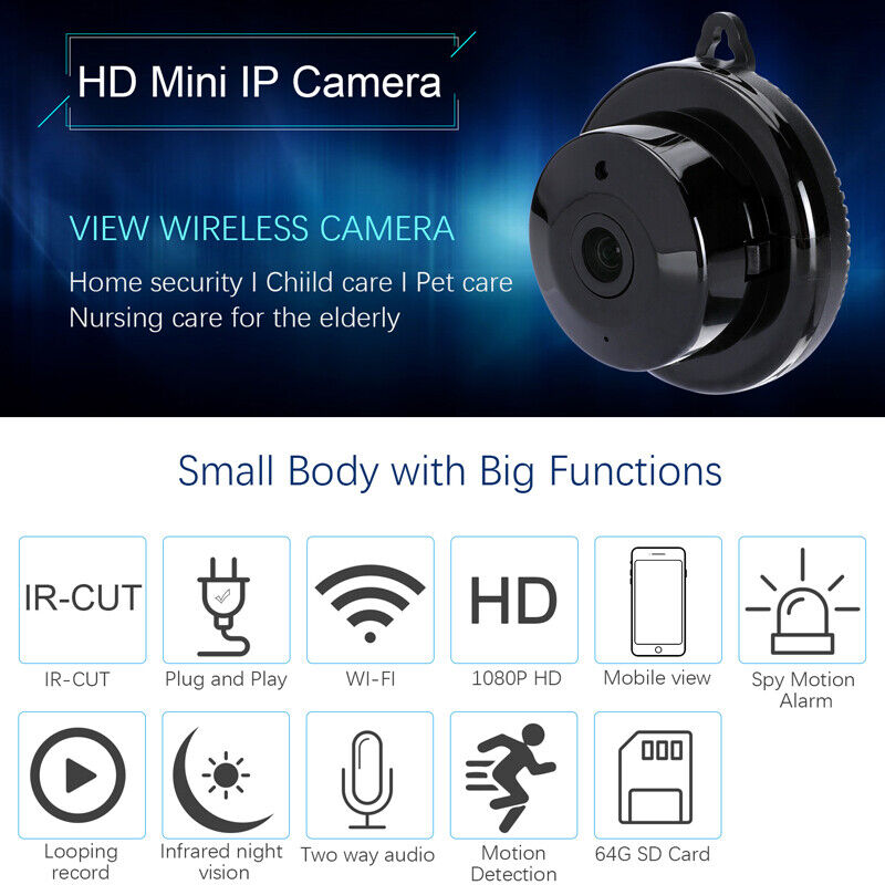 ny 1080P Camara WiFi Inalambrica De Seguridad 1080P HD Para Casa Carro