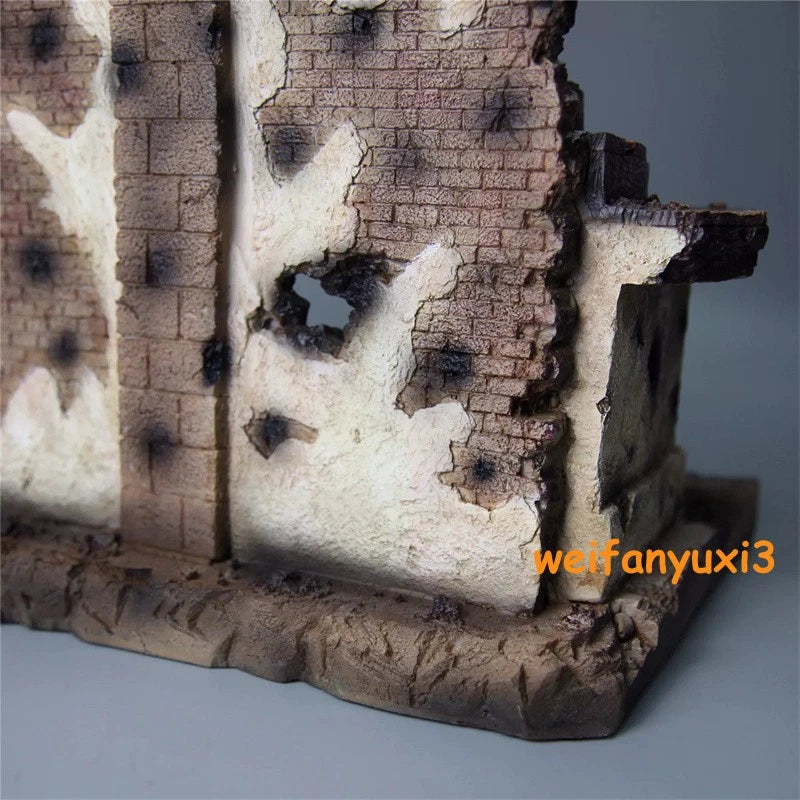 1/12 Resin Statue Base Ruins Walls Scene Figure Model Toy for 6'' Action Figures 07FC0E-D4 - KOEEK