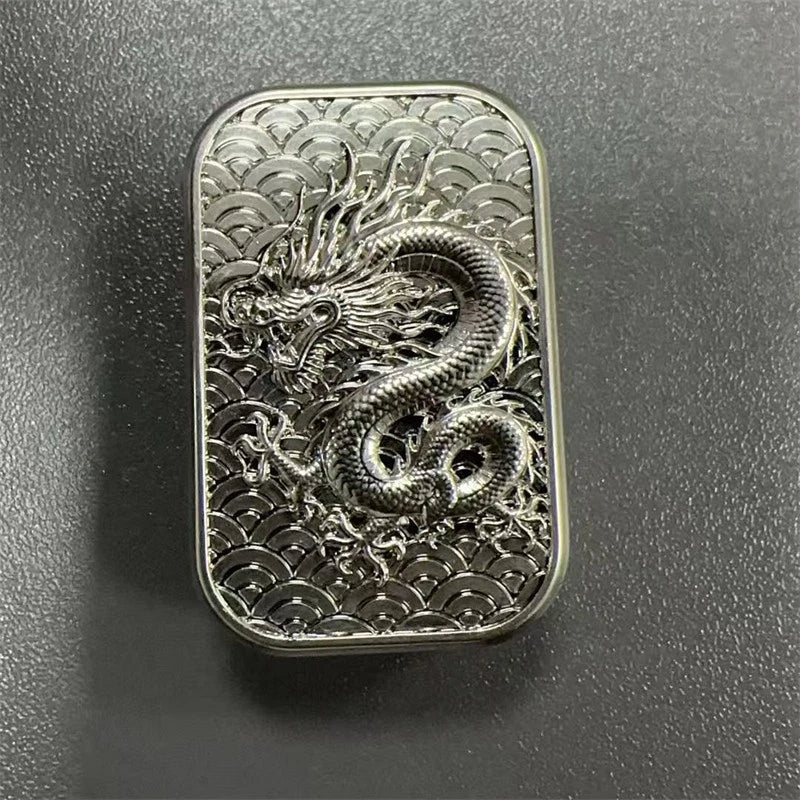 EDC Fidget Slider 3D Stereo Dragon Alloy Mechanical Push Fidget Toys Idea Gifts 07FC0E-D4 - KOEEK