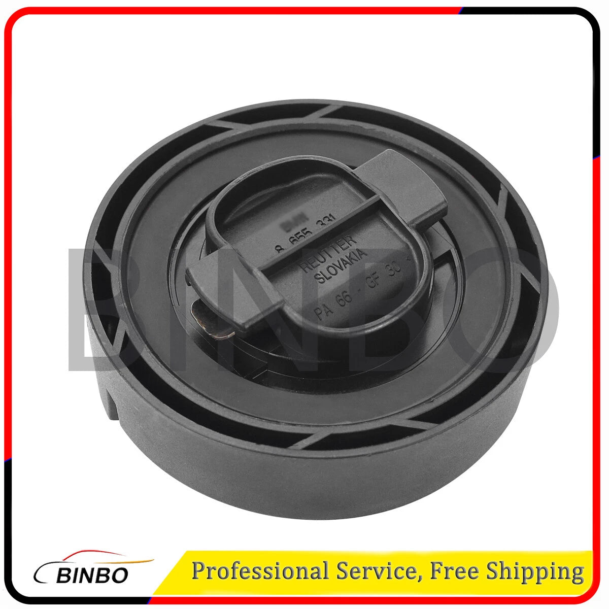 Black Oil Filler Cap Cover 11128655331 Replacement for BMW E88 E90 E60 E63 E65 07FC0E-D4 - KOEEK