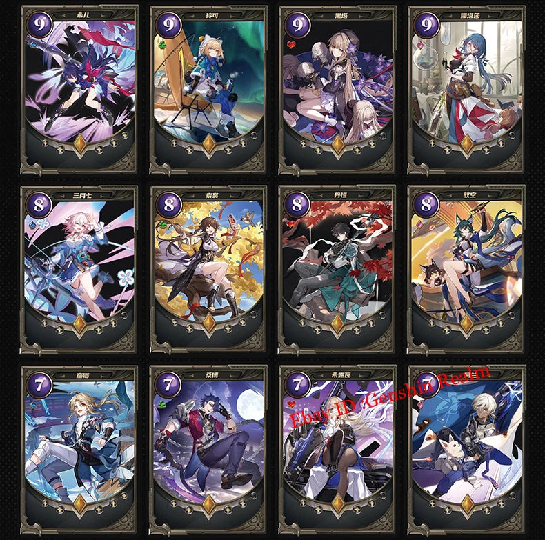 Anime Honkai: Star Rail Collection Poker Playing Game Fashion Girl Cards 07FC0E-D4 - KOEEK