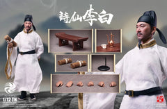 303TOYS SR003B Tang Poet Immortal Romantic Li Bai 1/12 Action Figures Model Doll 07FC0E-D4 - KOEEK