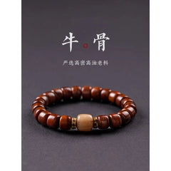 Tibetan Beads Bracelet Men Buddhist Tibetan Prayer Beads Handmade Jewelry 07FC0E-D4 - KOEEK