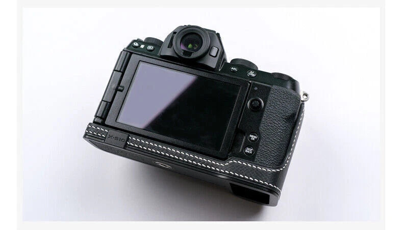 Half Case For Fujifilm XS10 X-S10  Handmade Leather Camera Cover Kontice KONTICE - KOEEK