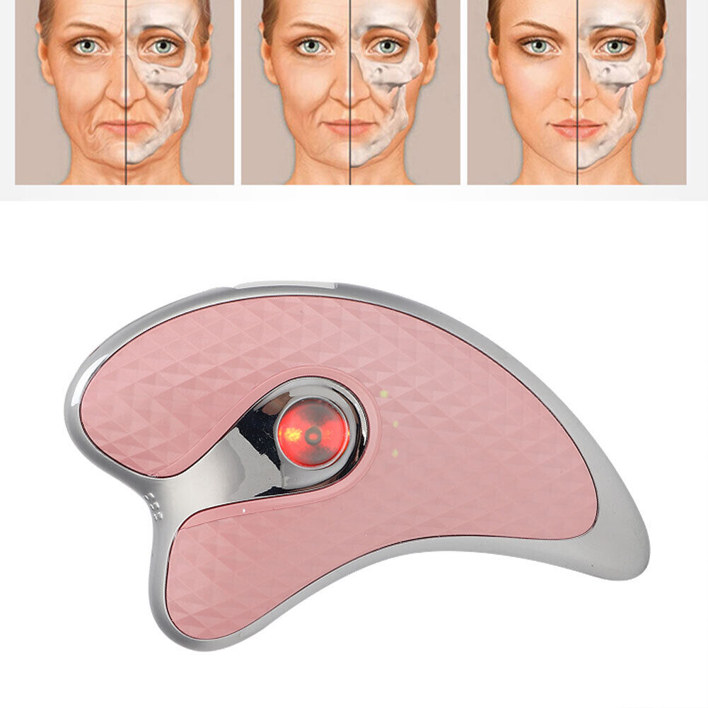 new Microcurrent Facial Scraper Massager Lifting Firming Facial Beauty Device HGF koeek - KOEEK