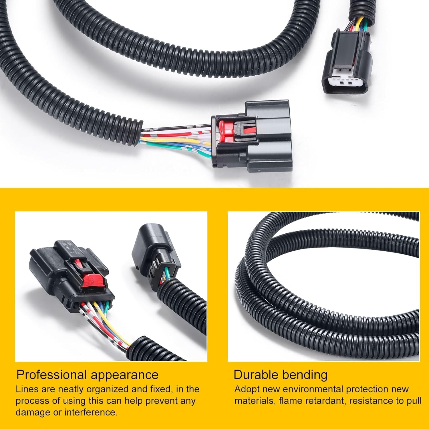 new Rear View Back Up Camera Wiring Harness Compatible with BC3Z-14A412-A