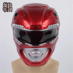 Power Rangers Mighty Morphin Jason Lee Scott PVC Helmet Cosplay Full Mask Hallow 07FC0E-D4 - KOEEK