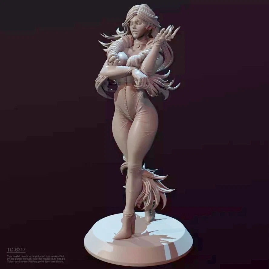 1/24 resin figure model Fantasy Woman 3D Printing unassembled unpainted 07FC0E-D4 - KOEEK