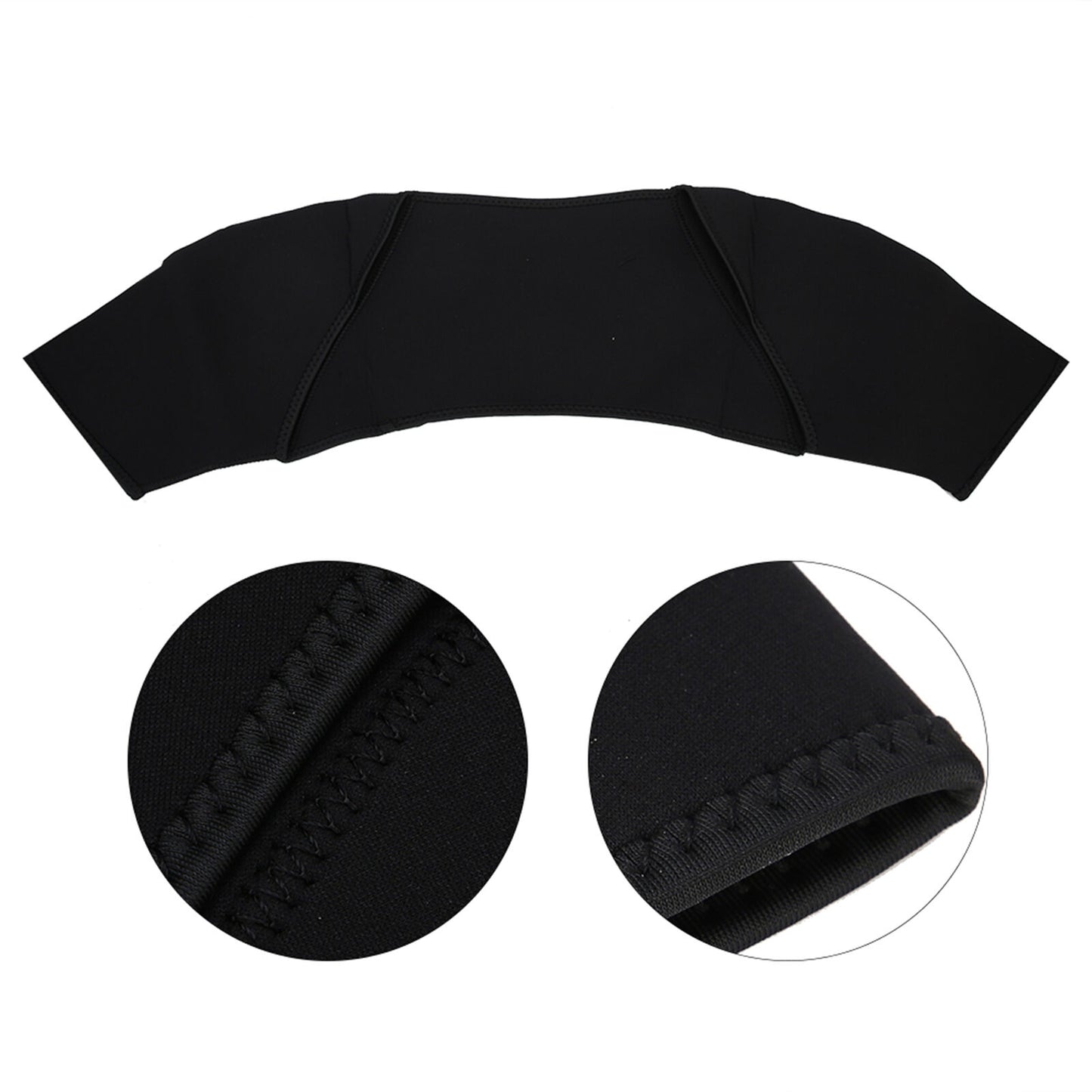 new Double Shoulder Support Warm Keeping Brace Elastic Strap Arthritis Warm Pad GBD koeek - KOEEK