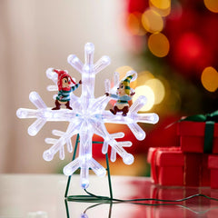 2024 Disney Chipmunks Chip 'n Dale Light-Up Holiday Christmas Tree Topper DISNEY - KOEEK