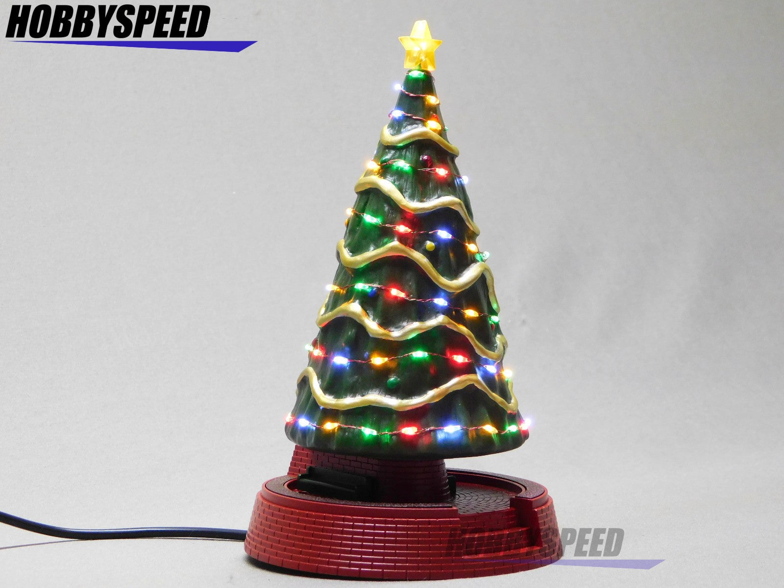 MTH RAILKING TOWN SQUARE CHRISTMAS TREE W/LED CHRISTMAS LIGHTS O GAUGE 30-11096 MTH - KOEEK