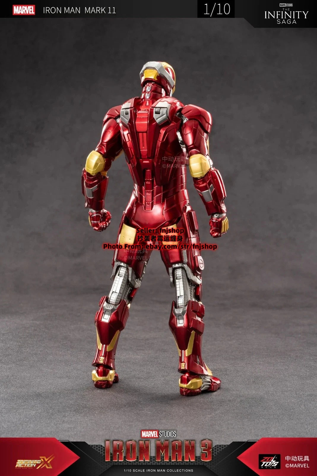ZD TOYS INFINITY SAGA MK11 Mark11 Iron Man 3 Series 1/10 Action Figure IN STOCK ZD_TOYS - KOEEK
