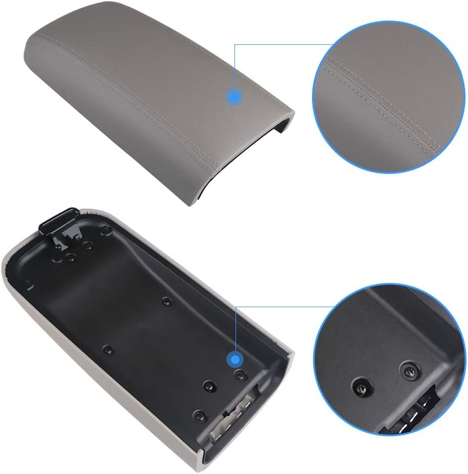 new Compatible with Center Console Lid Armrest Kit Chevy GMC Trailblazer EXT... 07FC0E-D4 - KOEEK