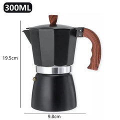 Coffee Espresso Maker Aluminum Stovetop Mocha Moka Percolator Pot Kettle 6 Cups 07FC0E-D4 - KOEEK