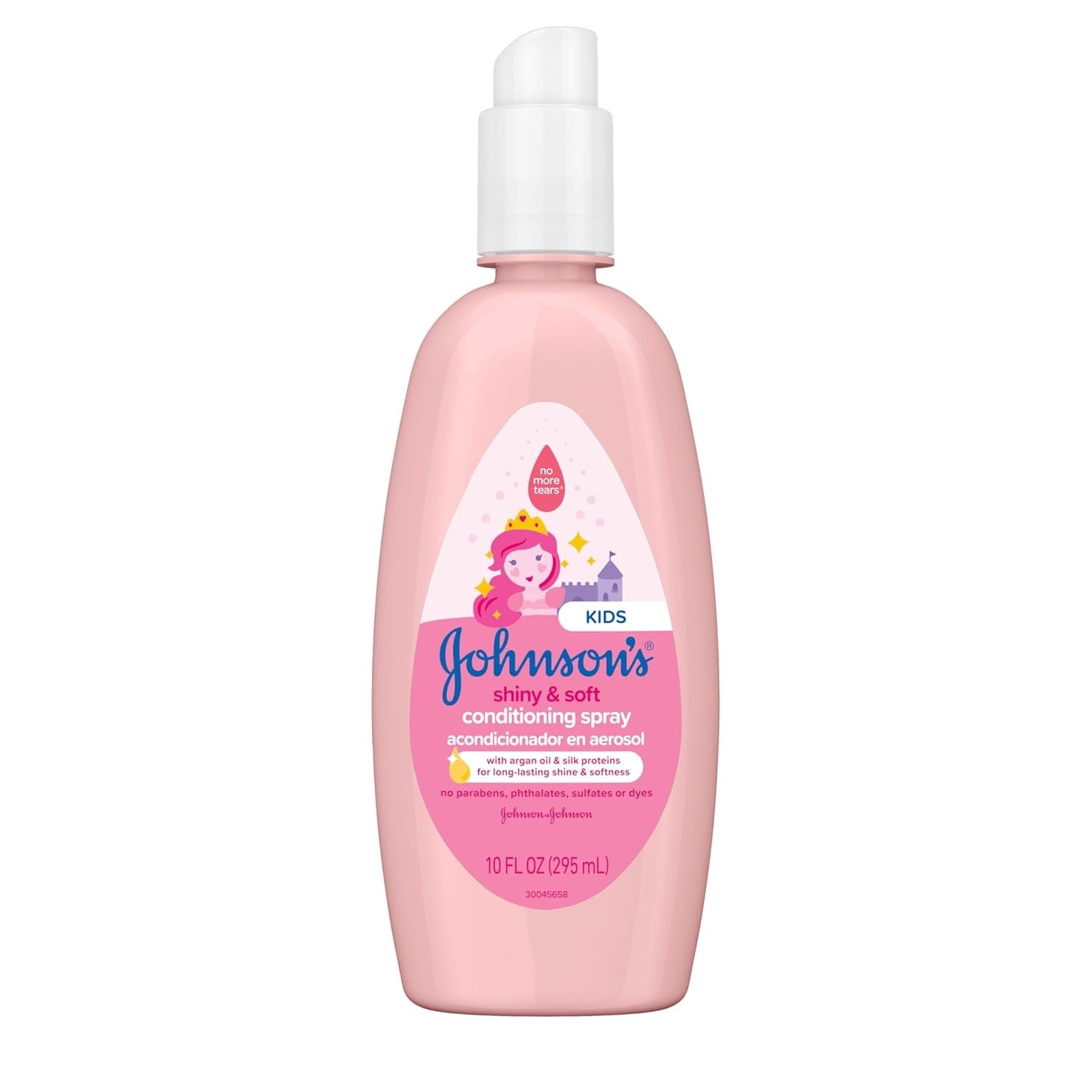 new Johnson's Kids Shiny & Soft Hair Conditioning Spray with Argan Oil & Silk...