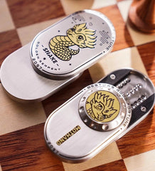 EDC Fidget Slider Idea Cute Cartoon Snake Stainless Steel Mechanical Fidget Toy 07FC0E-D4 - KOEEK