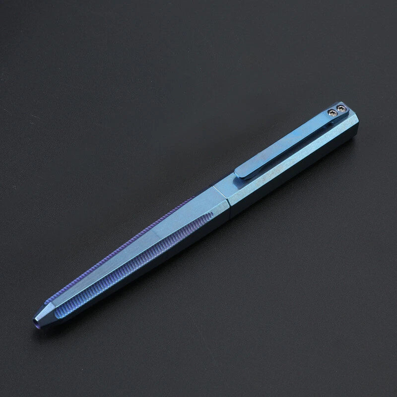 Titanium Ball Point Pen Ballpoint Gel Pen EDC Pocket Broken Window Tool 07FC0E-D4 - KOEEK