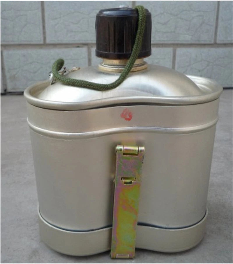 Outdoor 78version Army PLA Aluminum Metal Lunch Boxes Kettle Canteen Classic Box 07FC0E-D4 - KOEEK