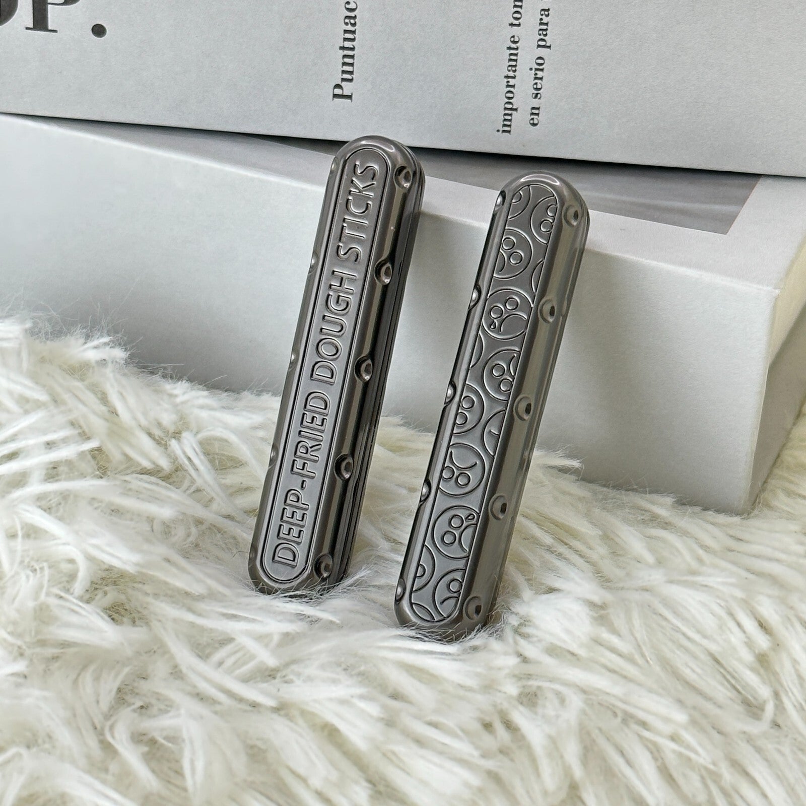 Fidget Slider Push Fried Stick PPB Desk Toy Adult Decompression Metal EDC Gifts 07FC0E-D4 - KOEEK