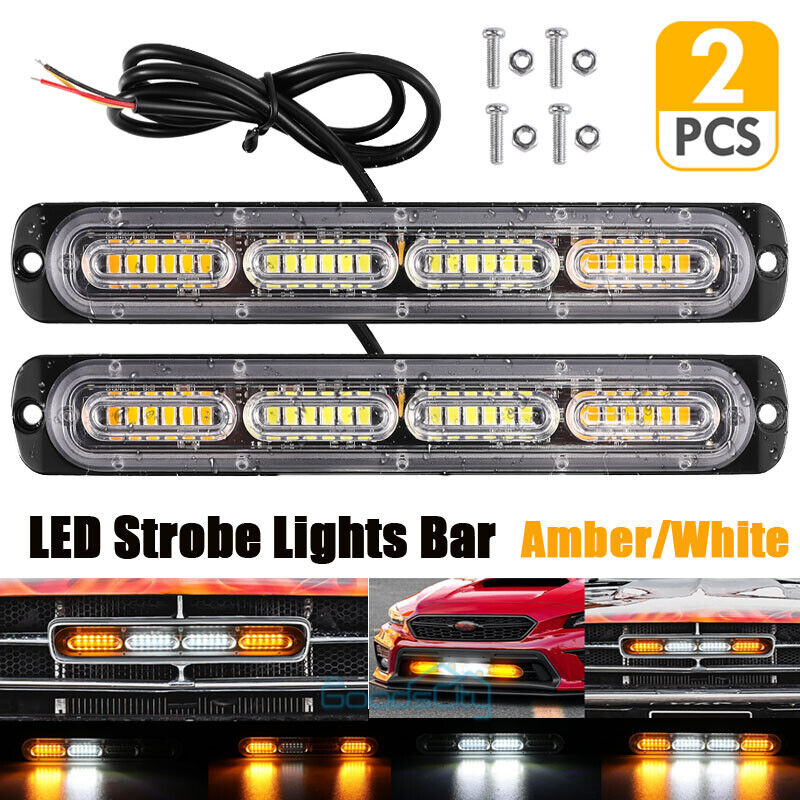 ny 2/4 stk 24 LED for Auto Coche Camión Luces Luz de Emergencia Estroboscópica