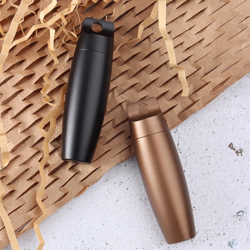 EDC Pocket Aluminium Alloy Outdoor Survival Waterproof Box Travel Keychain Tank 07FC0E-D4 - KOEEK