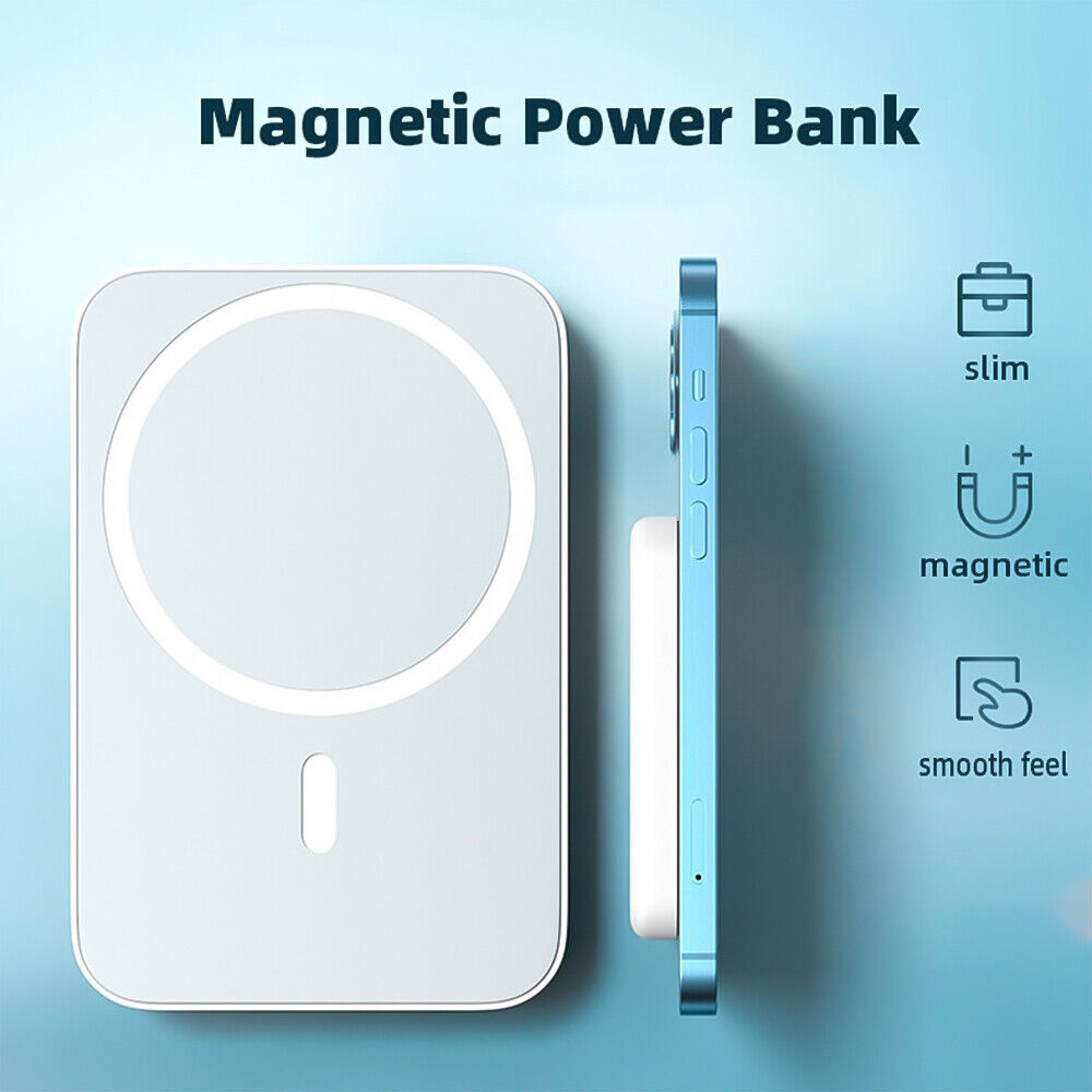 ny 20000mAh magnetisk lader Inalambrico Banco De Energía Para Apple IPhone 15 14