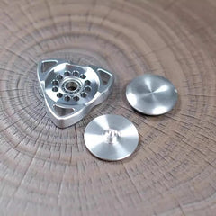 Haptic Toy Finger Fidget Spinner Pocket EDC Stainless Steel for Adults PEI Cap 07FC0E-D4 - KOEEK