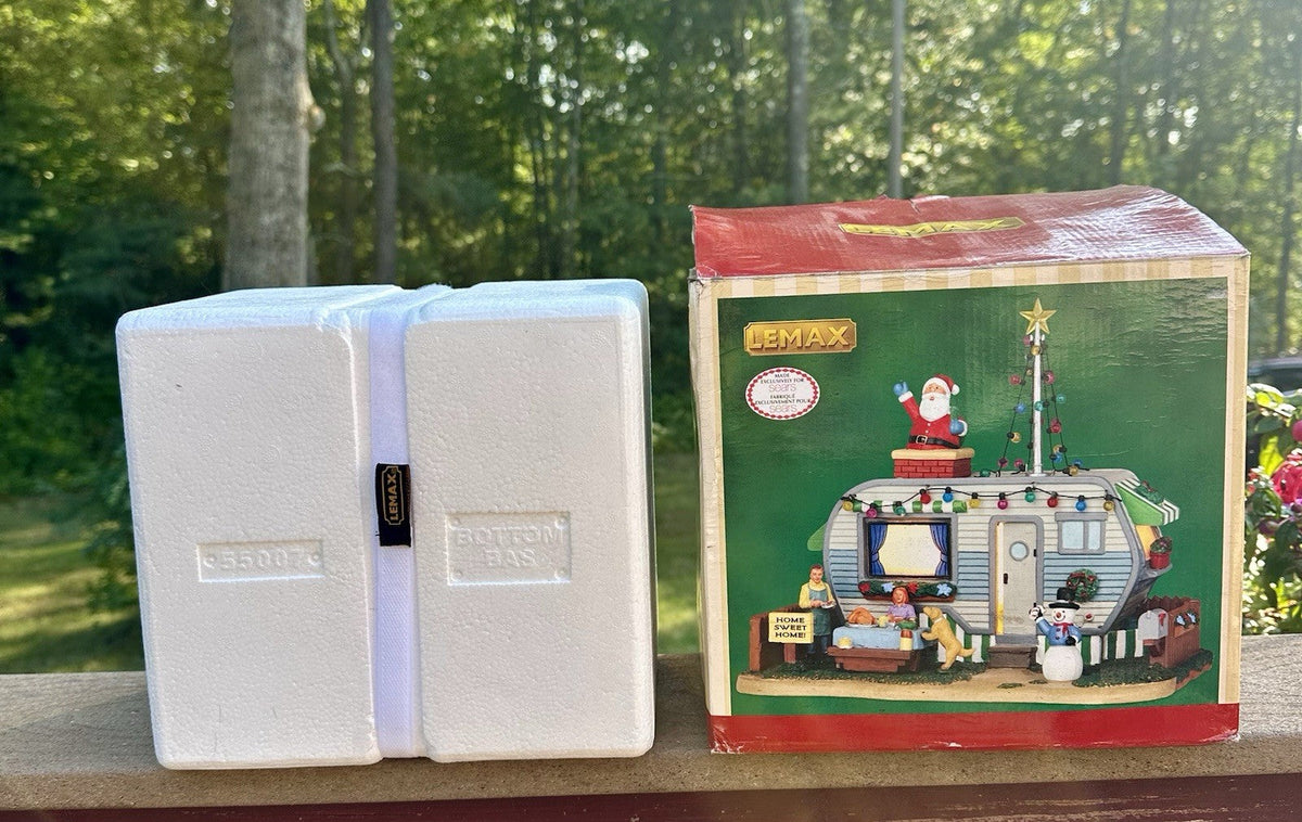 Lemax Home Sweet Home Santa Trailer Camper Lighted Christmas Village House LEMAX - KOEEK