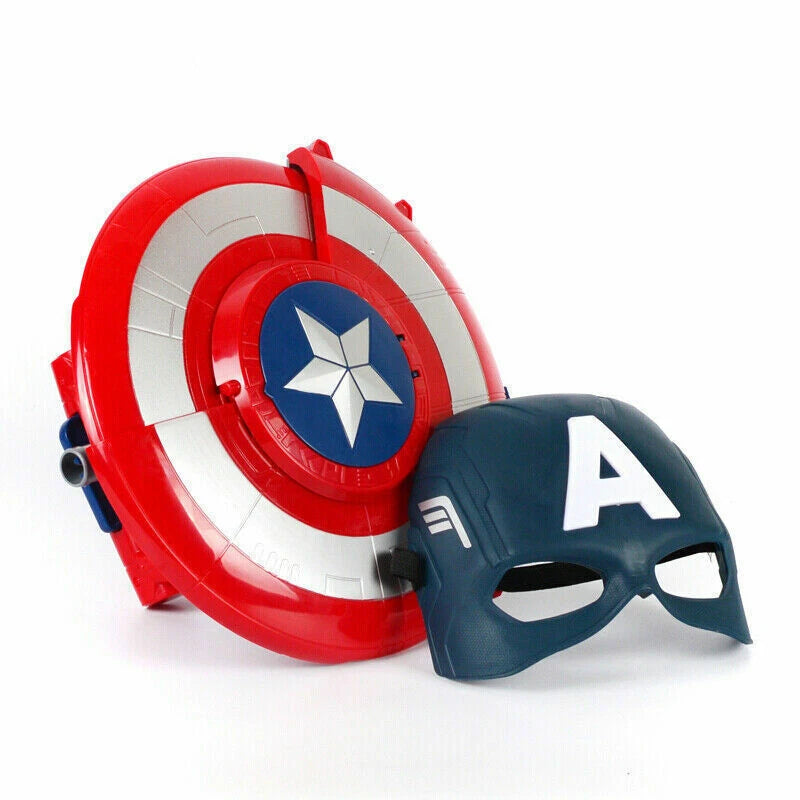 Marvel Cosplay Captain America M416 Electric Shield Soft Bullet Launcher Kid Toy 07FC0E-D4 - KOEEK