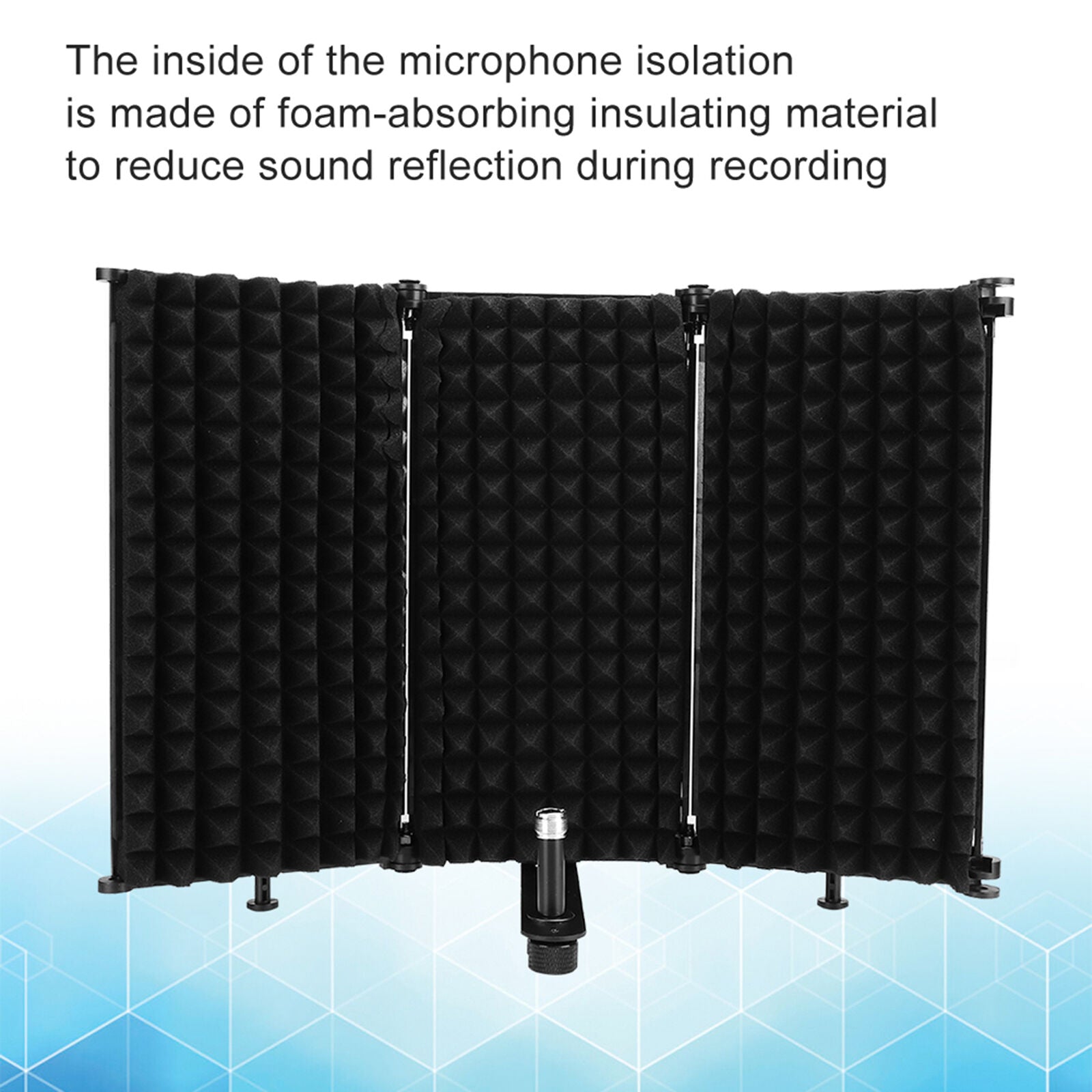 new Foldable Microphone Insulation Recording Studio Sponge koeek - KOEEK