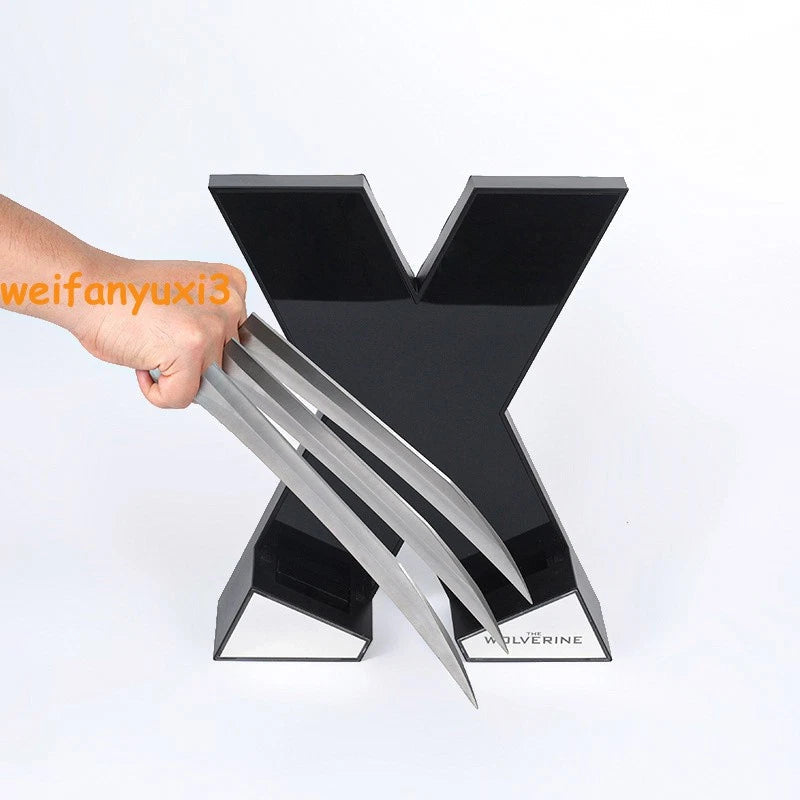 Wolverine's Claws Replica Steel Claws Wearable With Lightable Support Gift 07FC0E-D4 - KOEEK