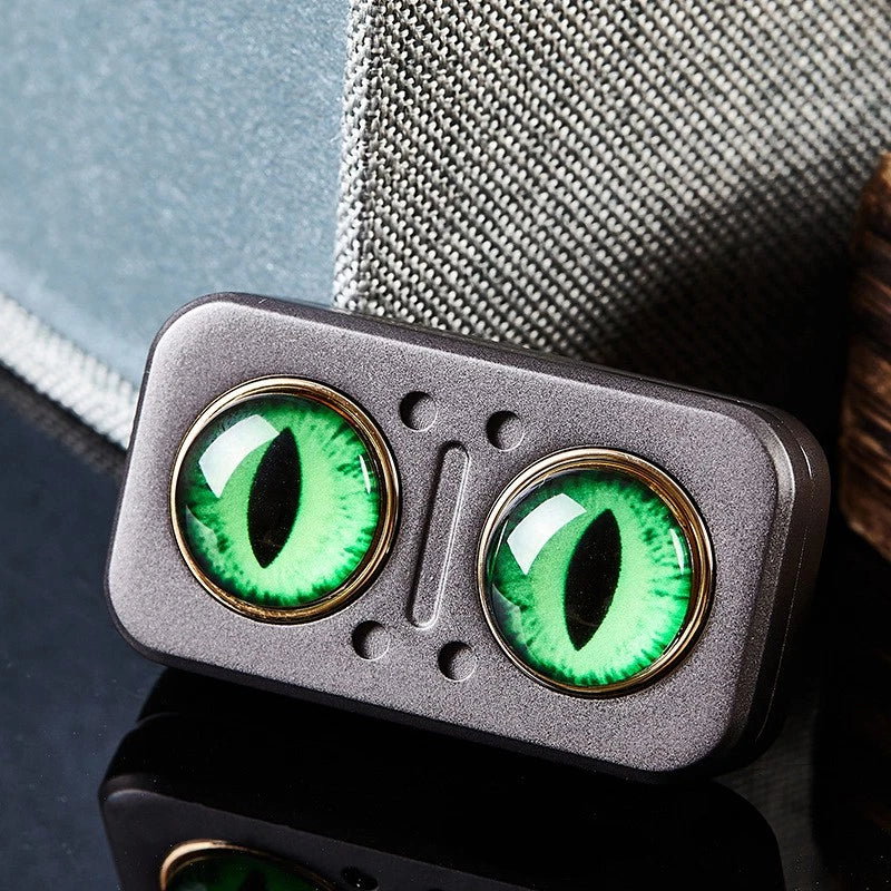Owl Push Slider Fidget Slider Toy Adult Metal Fidget Toy Finger Push Spin EDC 07FC0E-D4 - KOEEK