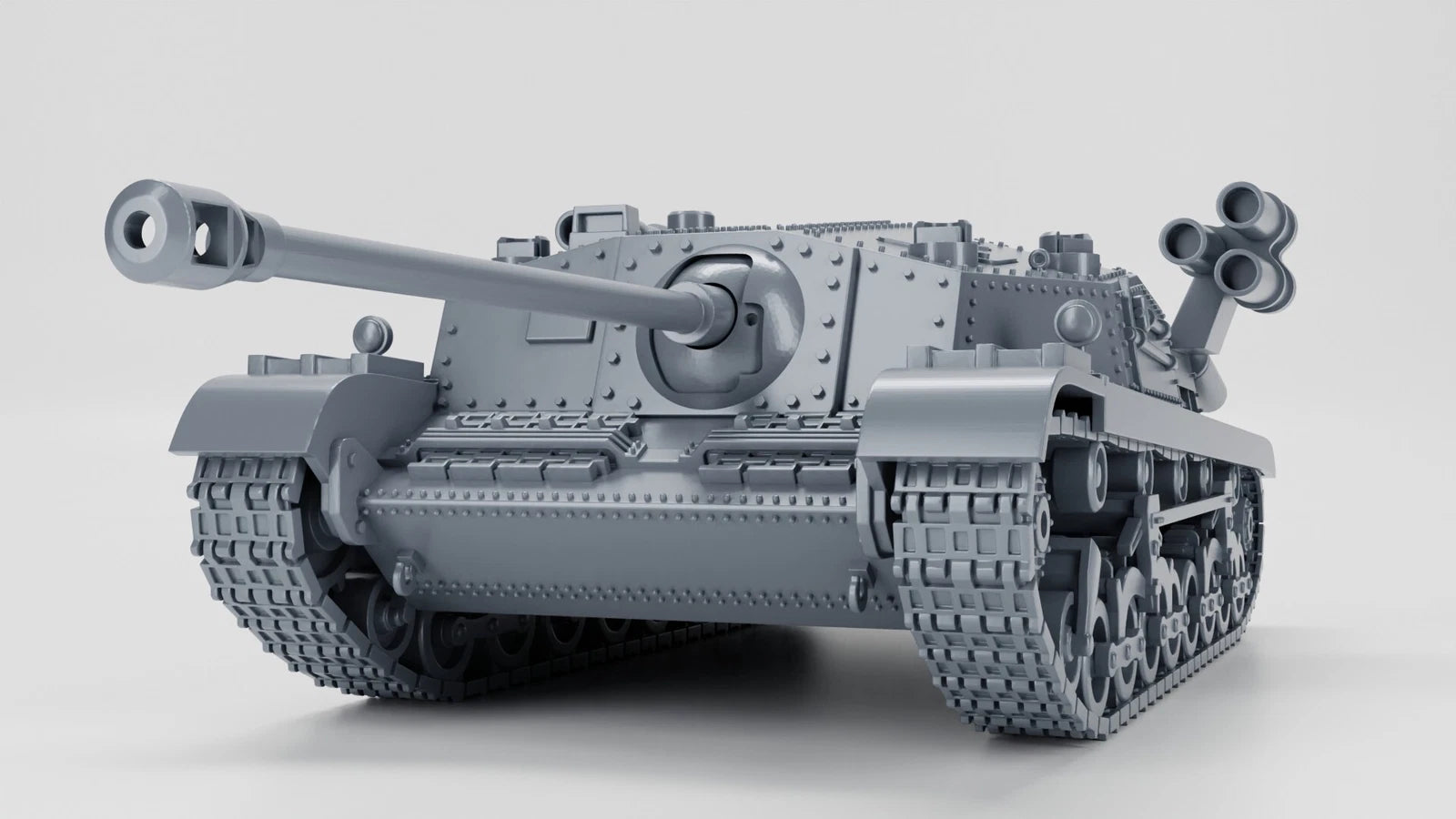 3D Printing 1/72 Hungarian 43M Zrinyi Sorozatveto Tank Unpainted Model Kit 07FC0E-D4 - KOEEK