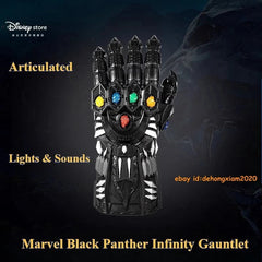 Black Panther Infinity Gauntlet Articulated Light-Up Sound Effects Cosplay Prop 07FC0E-D4 - KOEEK